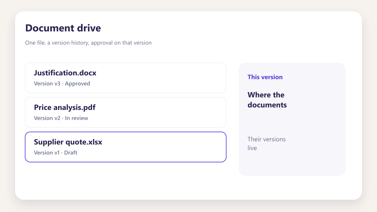 ProcureAudit Document drive