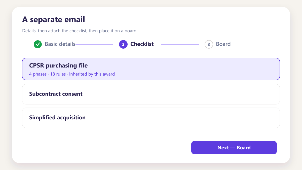 ProcureAudit A separate email