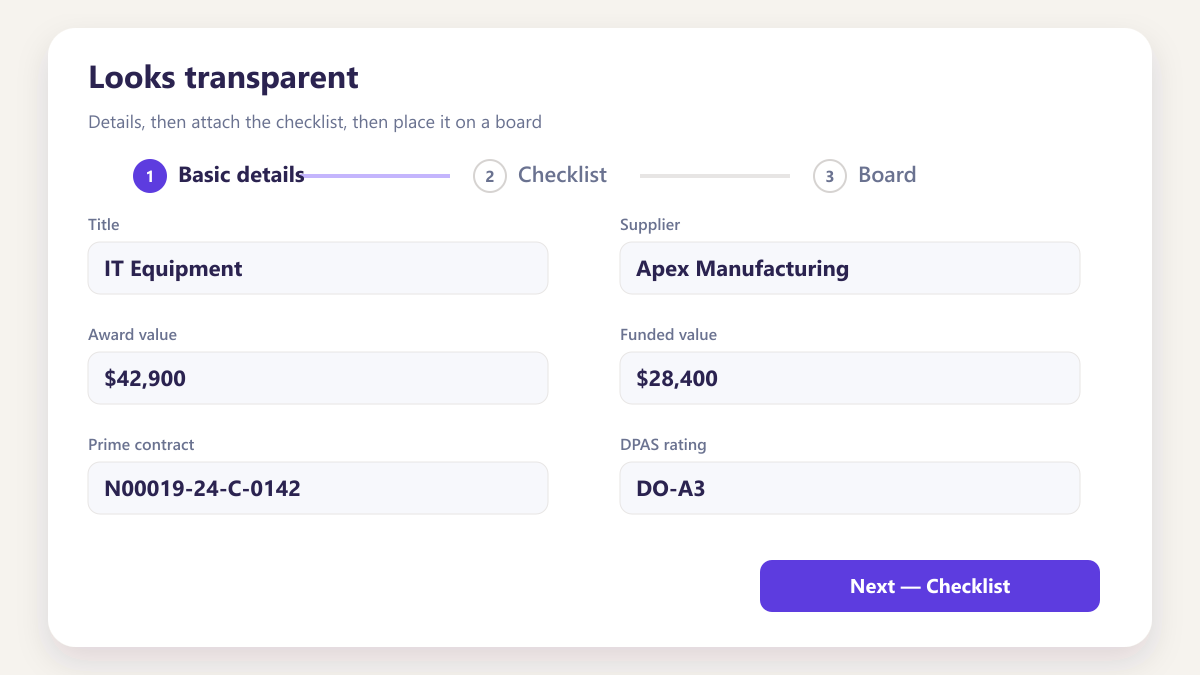 ProcureAudit Looks transparent