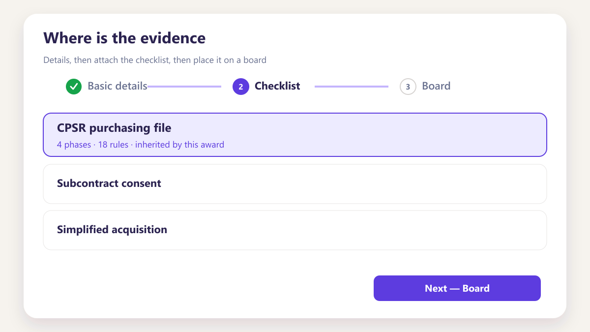 ProcureAudit Where is the evidence
